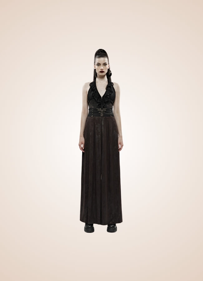 Women's Steampunk Wide Leg Pants - Steampunk Australia
