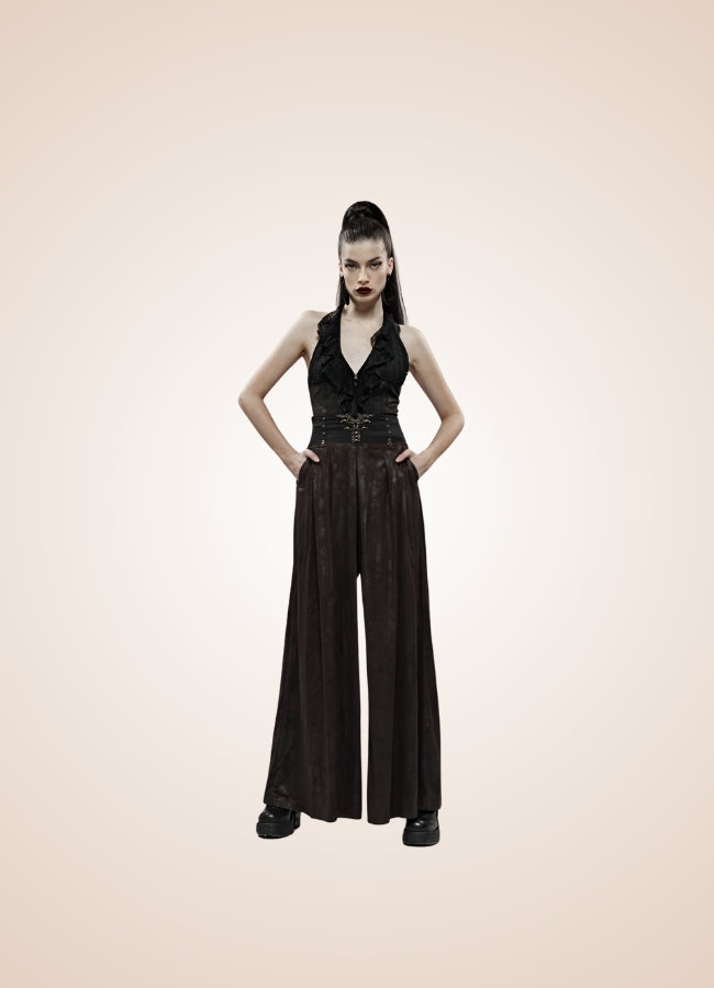 Women's Steampunk Wide Leg Pants - Steampunk Australia