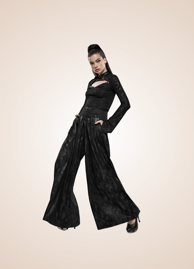 Women's Steampunk Wide Leg Pants - Steampunk Australia