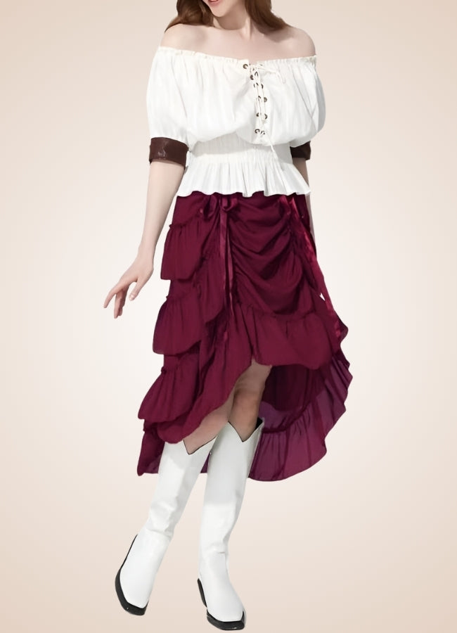 Women's Vintage Renaissance Skirt - Steampunk Australia