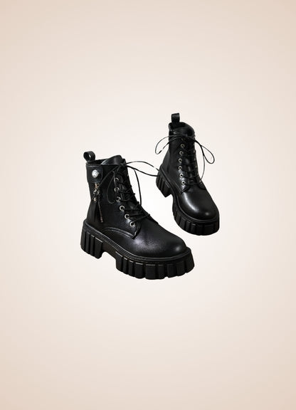 Women's Zipper Steampunk Ankle Boots - Steampunk Australia